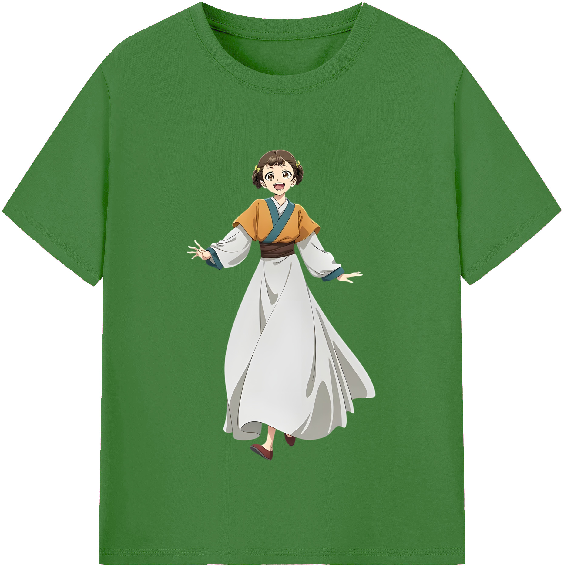 （画像用） 薬屋のひとりごと The Apothecary Diaries レディースカジュアルプリントTシャツ（綿100％）